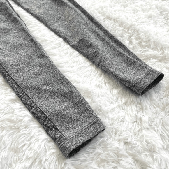 GymShark Heathered Gray Seamless Full Length Ankle Leggings Women's S/M - Picture 6 of 9